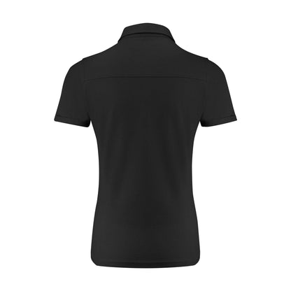 Black - Back - James Harvest Womens-Ladies American Supreme Polo Shirt