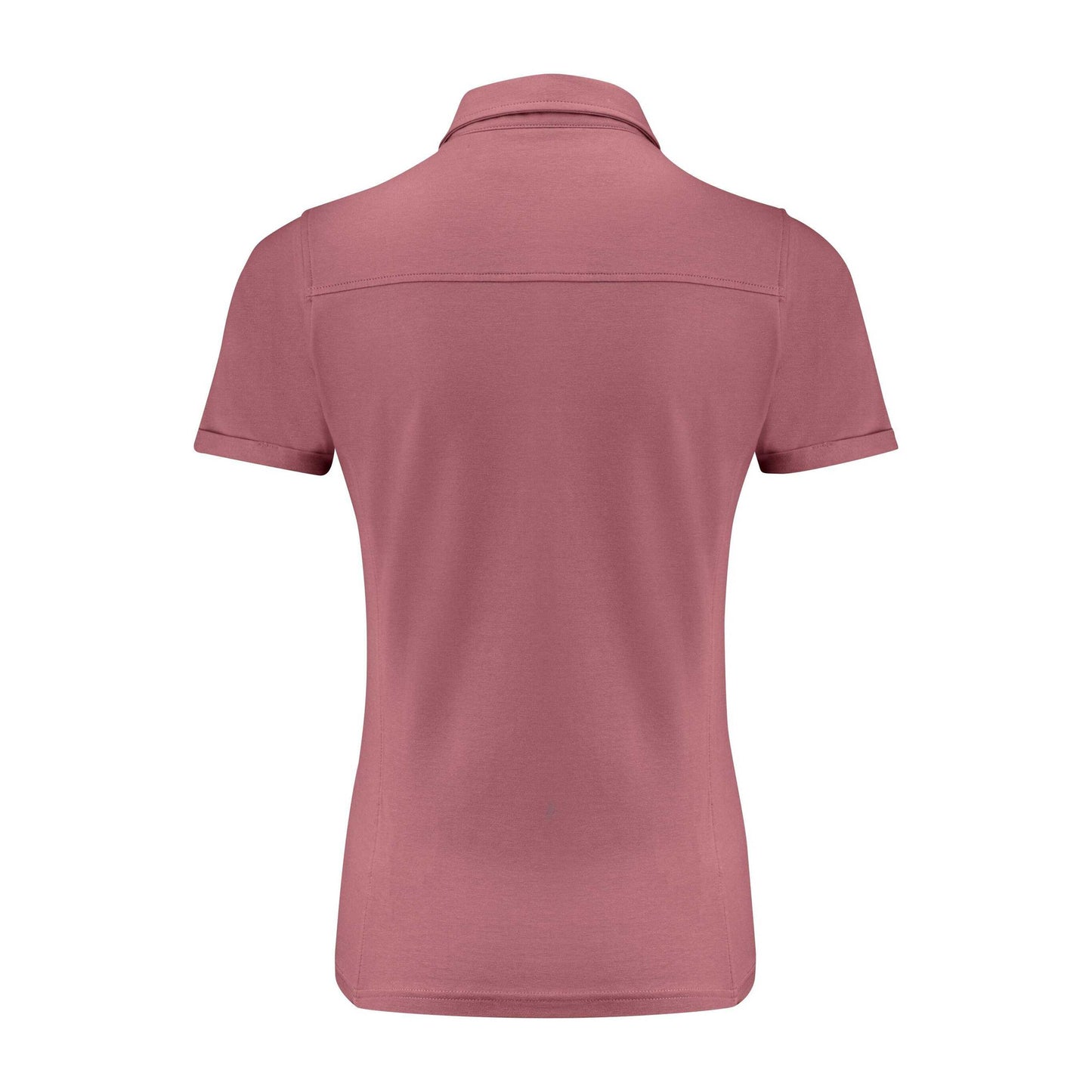 Dusty Red - Back - James Harvest Womens-Ladies American Supreme Polo Shirt