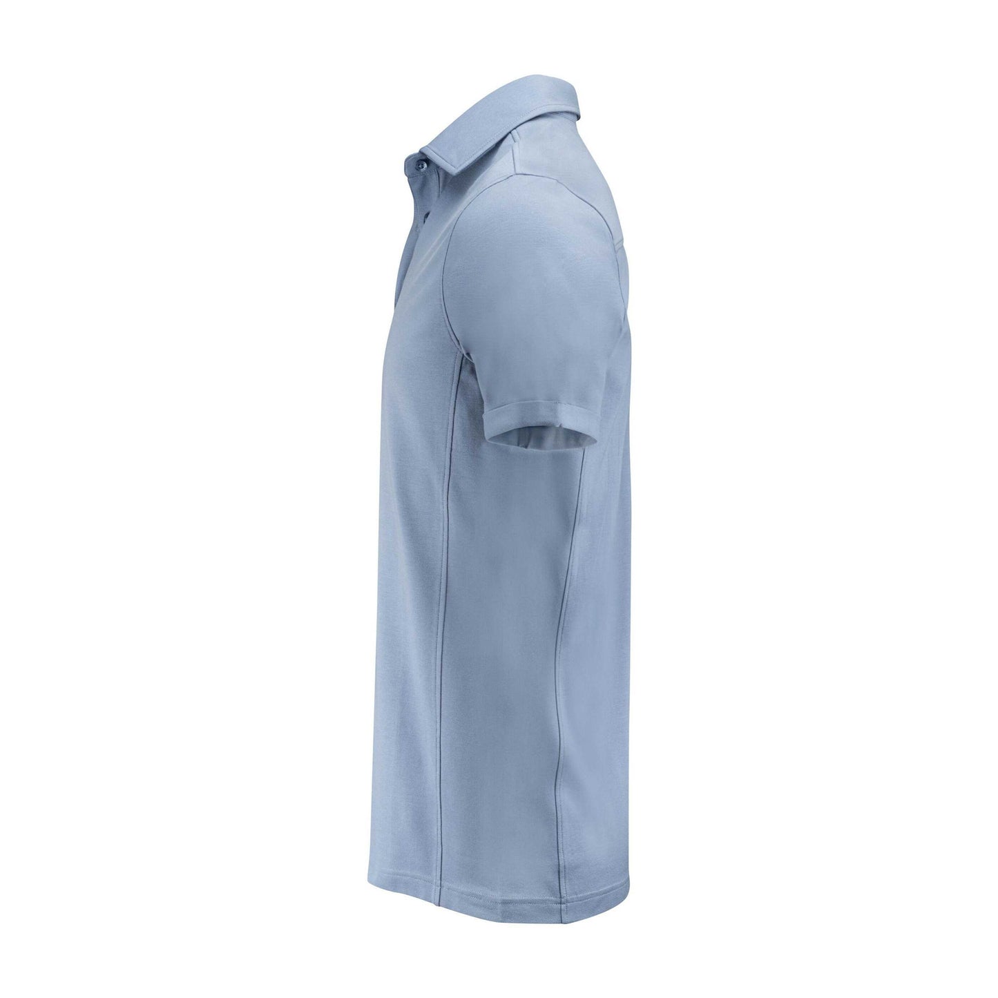 Summer Blue - Side - James Harvest Mens American Supreme Polo Shirt