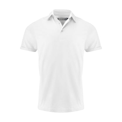 White - Front - James Harvest Mens American Supreme Polo Shirt