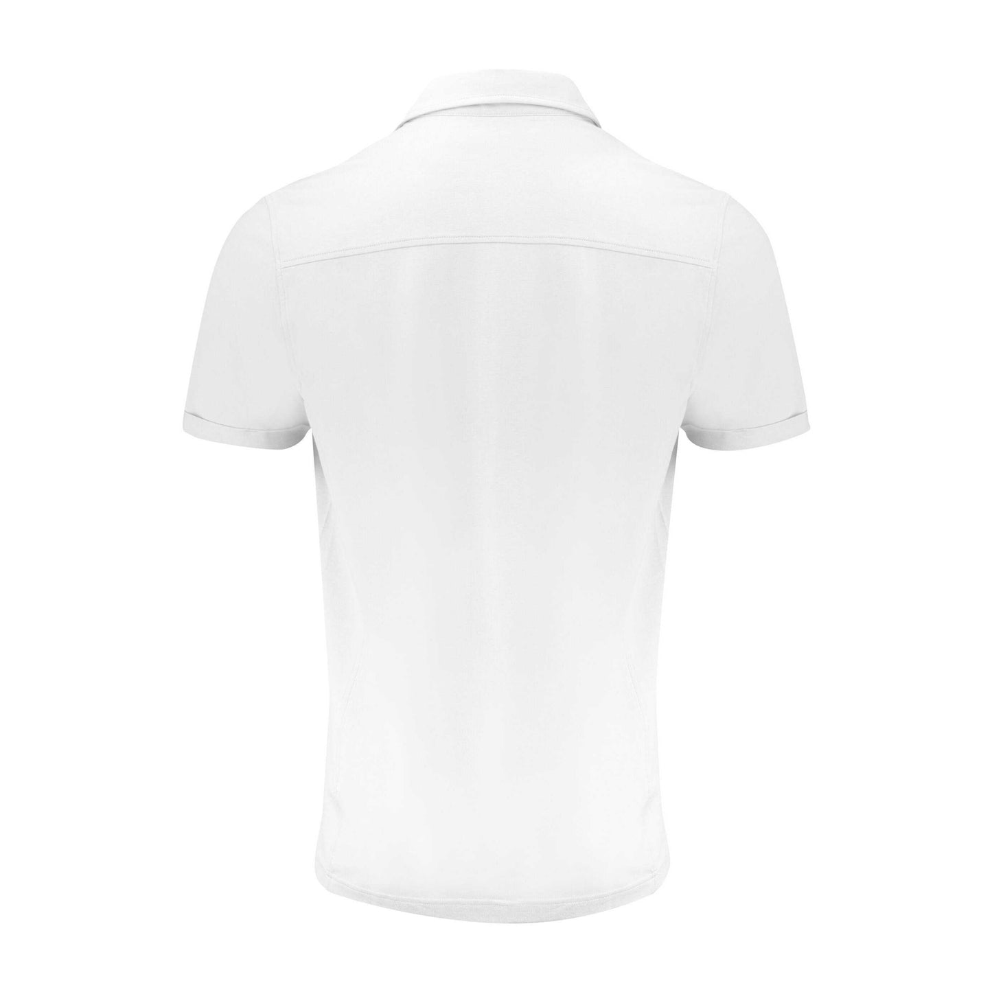 White - Back - James Harvest Mens American Supreme Polo Shirt