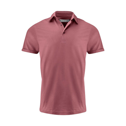 Dusty Red - Front - James Harvest Mens American Supreme Polo Shirt
