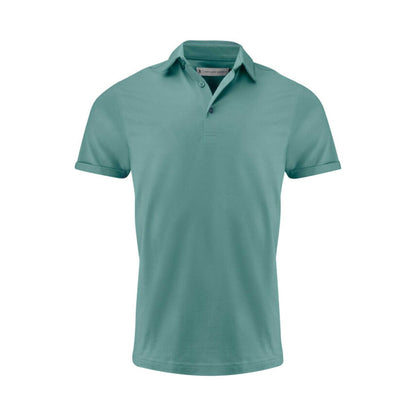 Aloe Green - Front - James Harvest Mens American Supreme Polo Shirt