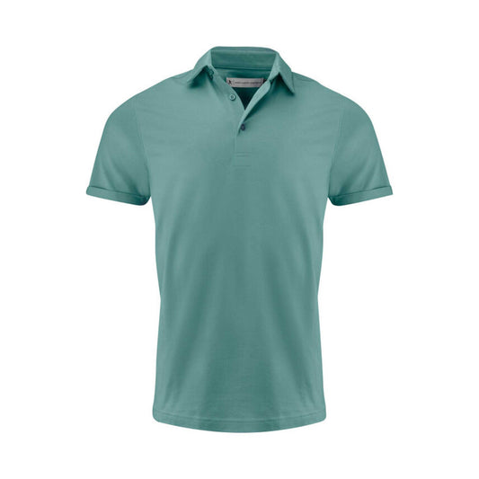 Aloe Green - Front - James Harvest Mens American Supreme Polo Shirt