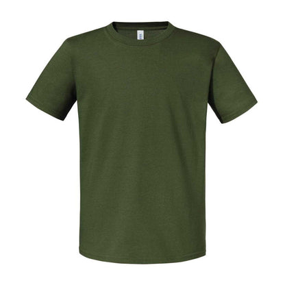 Military Green - Front - Jerzees Childrens-Kids Eco Premium T-Shirt