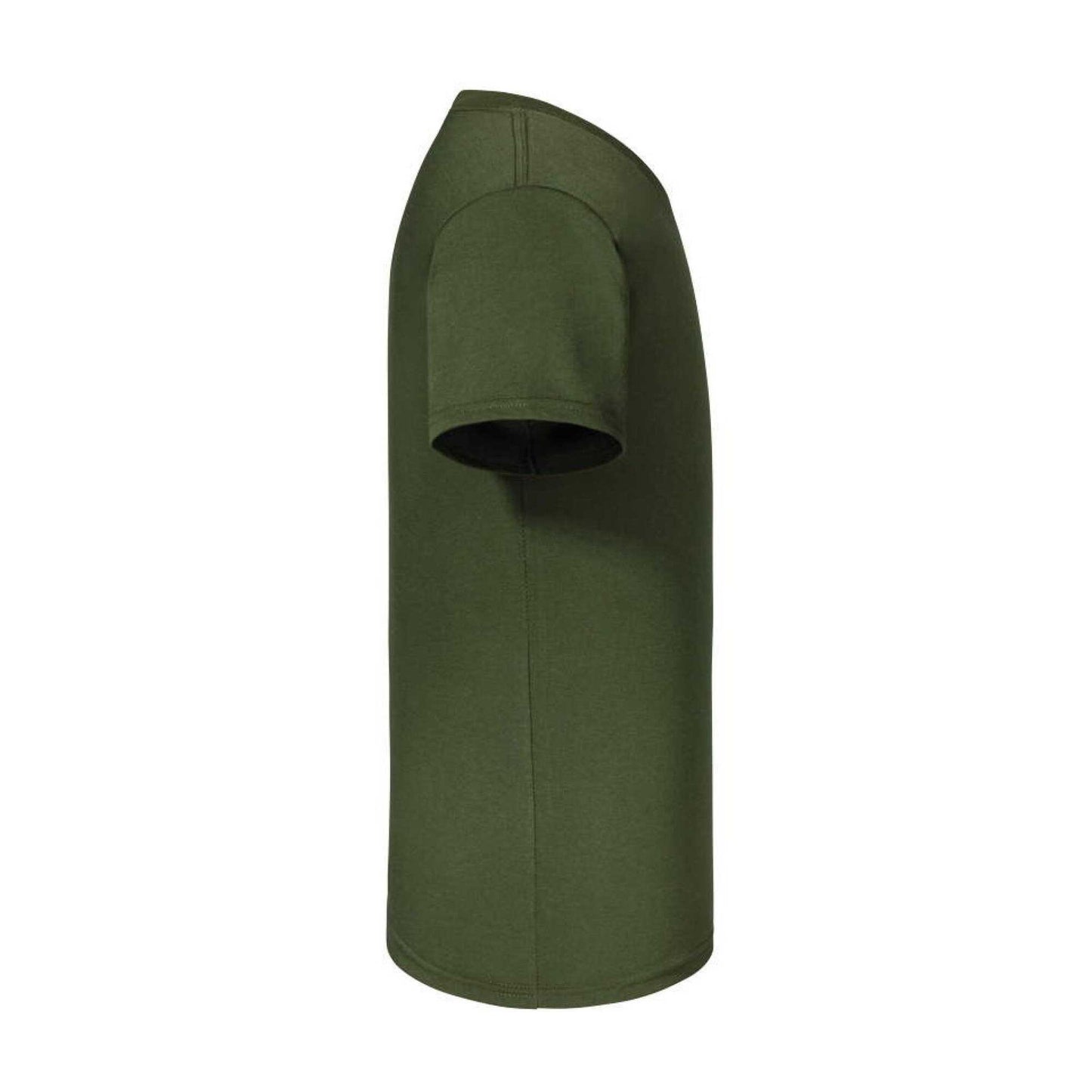 Military Green - Side - Jerzees Childrens-Kids Eco Premium T-Shirt