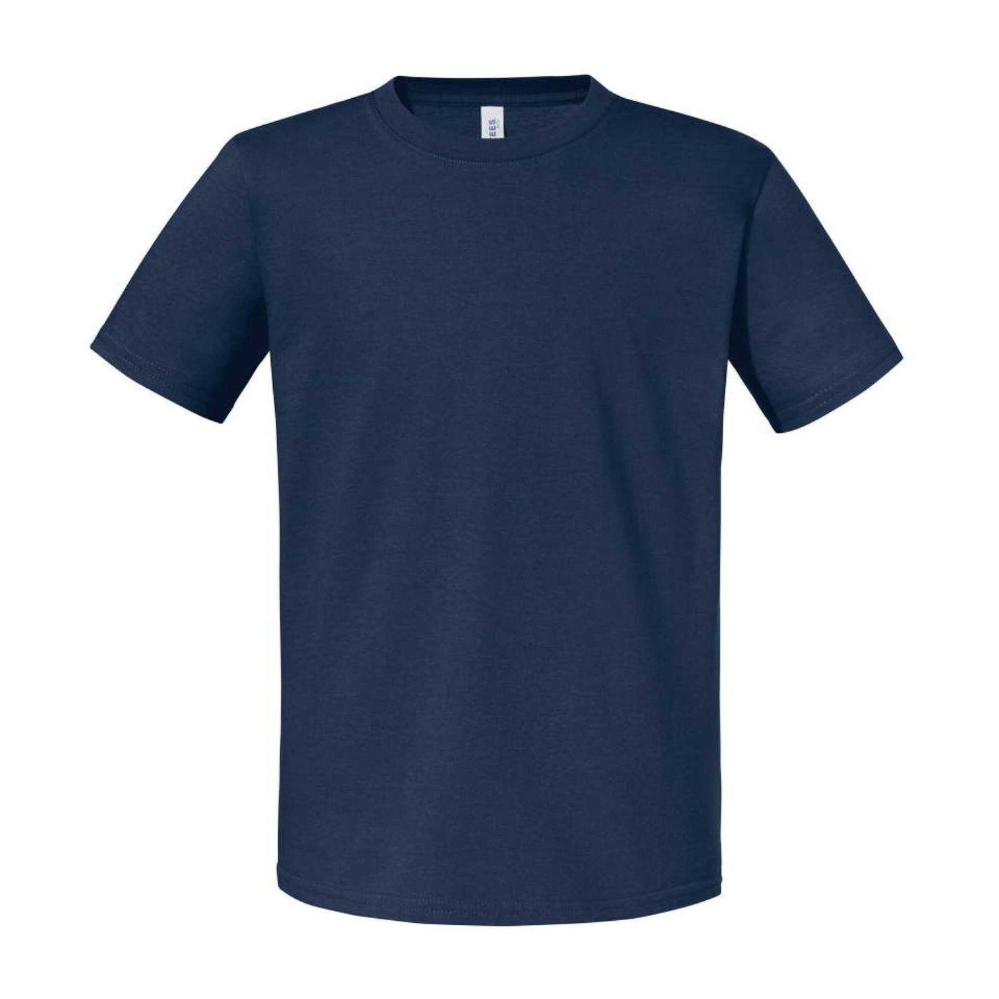 Navy Blue - Front - Jerzees Childrens-Kids Eco Premium T-Shirt