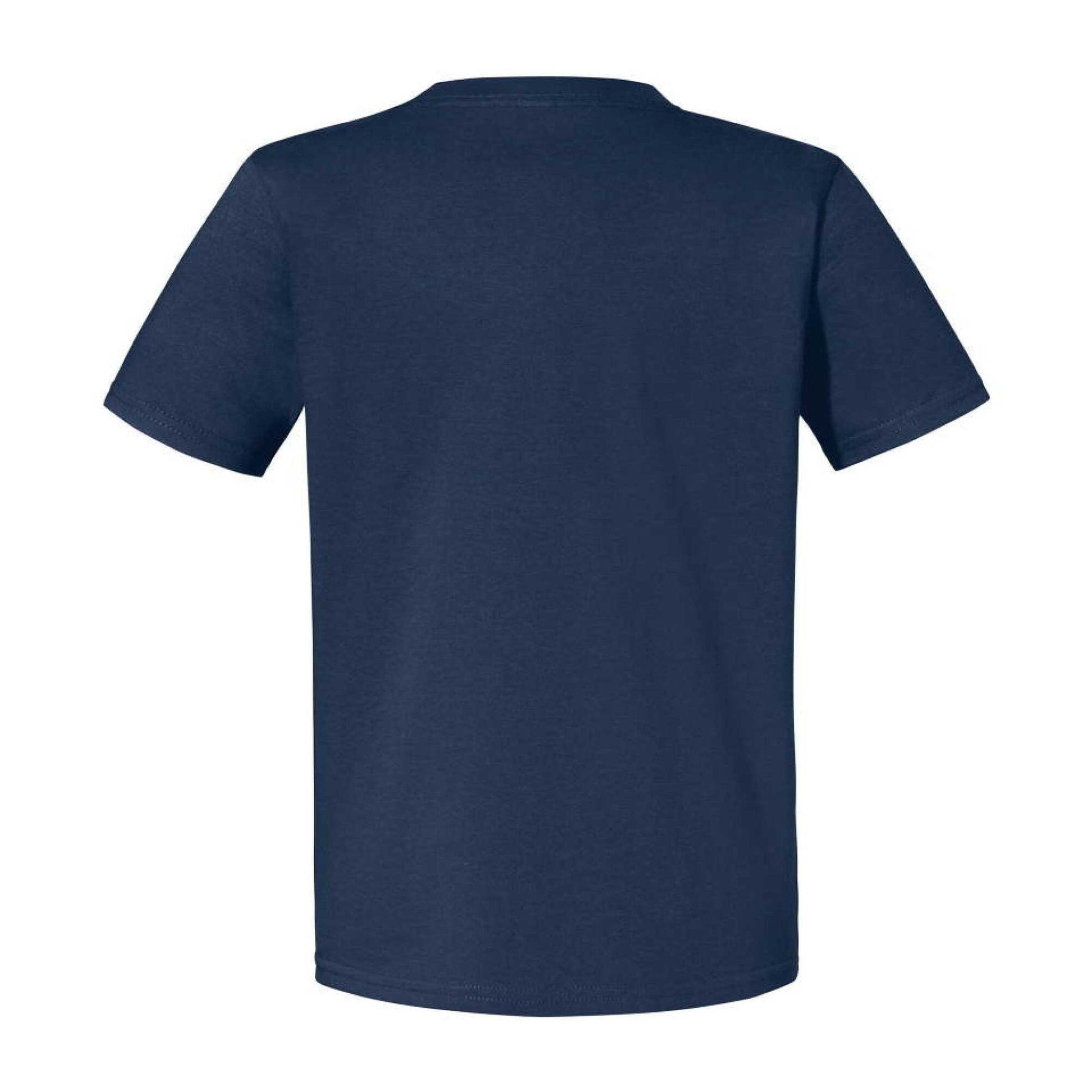 Navy Blue - Back - Jerzees Childrens-Kids Eco Premium T-Shirt