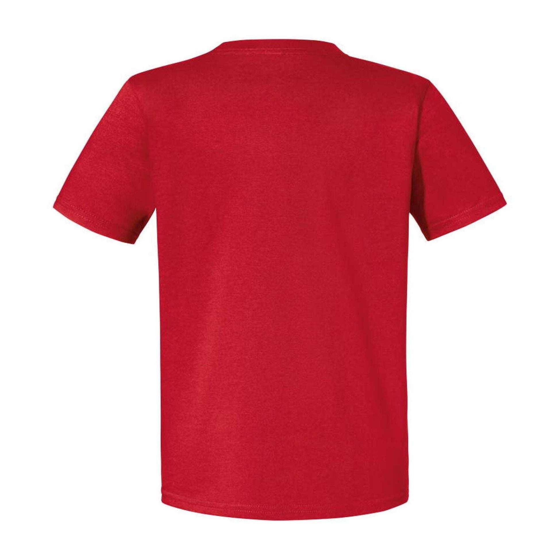 True Red - Back - Jerzees Childrens-Kids Eco Premium T-Shirt