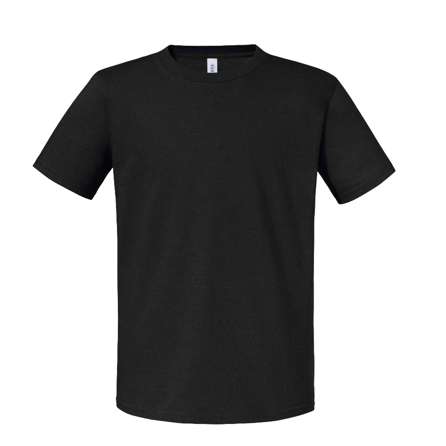 Black - Front - Jerzees Childrens-Kids Eco Premium T-Shirt