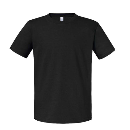 Black - Front - Jerzees Childrens-Kids Eco Premium T-Shirt