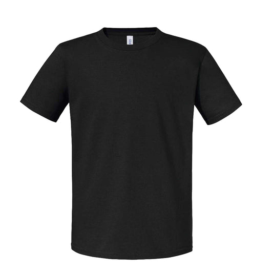 Black - Front - Jerzees Childrens-Kids Eco Premium T-Shirt