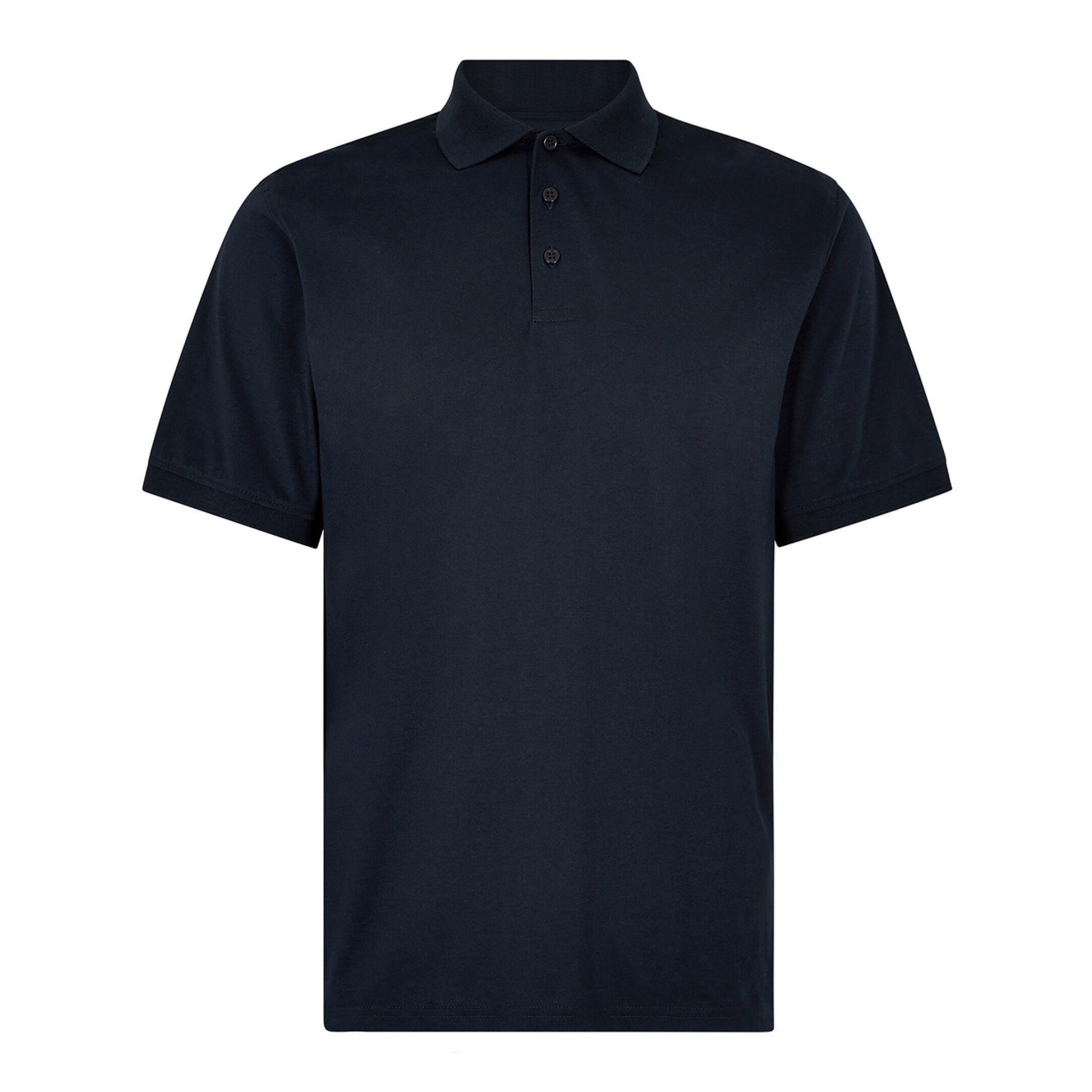 Navy - Front - Kustom Kit Mens Jersey Superwash 60C Regular Polo Shirt