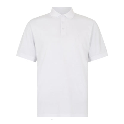 White - Front - Kustom Kit Mens Jersey Superwash 60C Regular Polo Shirt