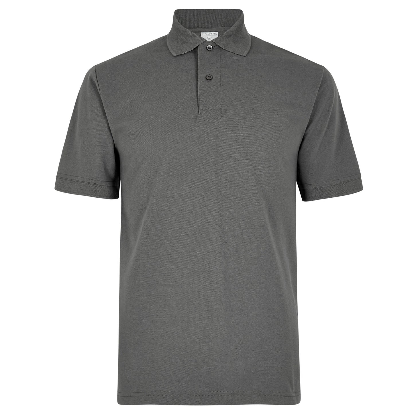 Charcoal - Front - Kustom Kit Mens Recycled Superwash 60C Polo Shirt