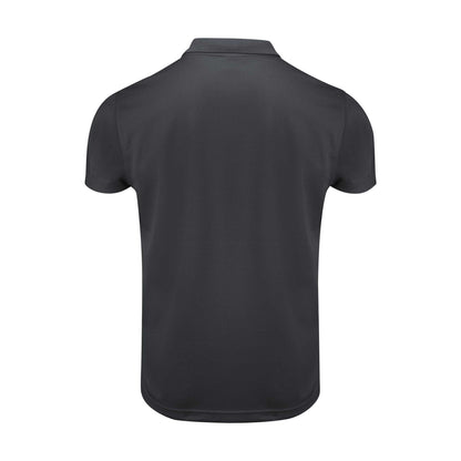 Black - Back - Printer RED Mens Smash Polo Shirt