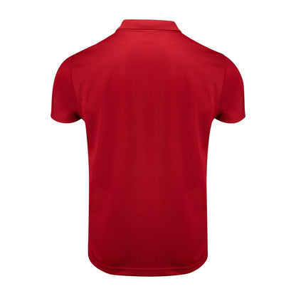 Red - Back - Printer RED Mens Smash Polo Shirt