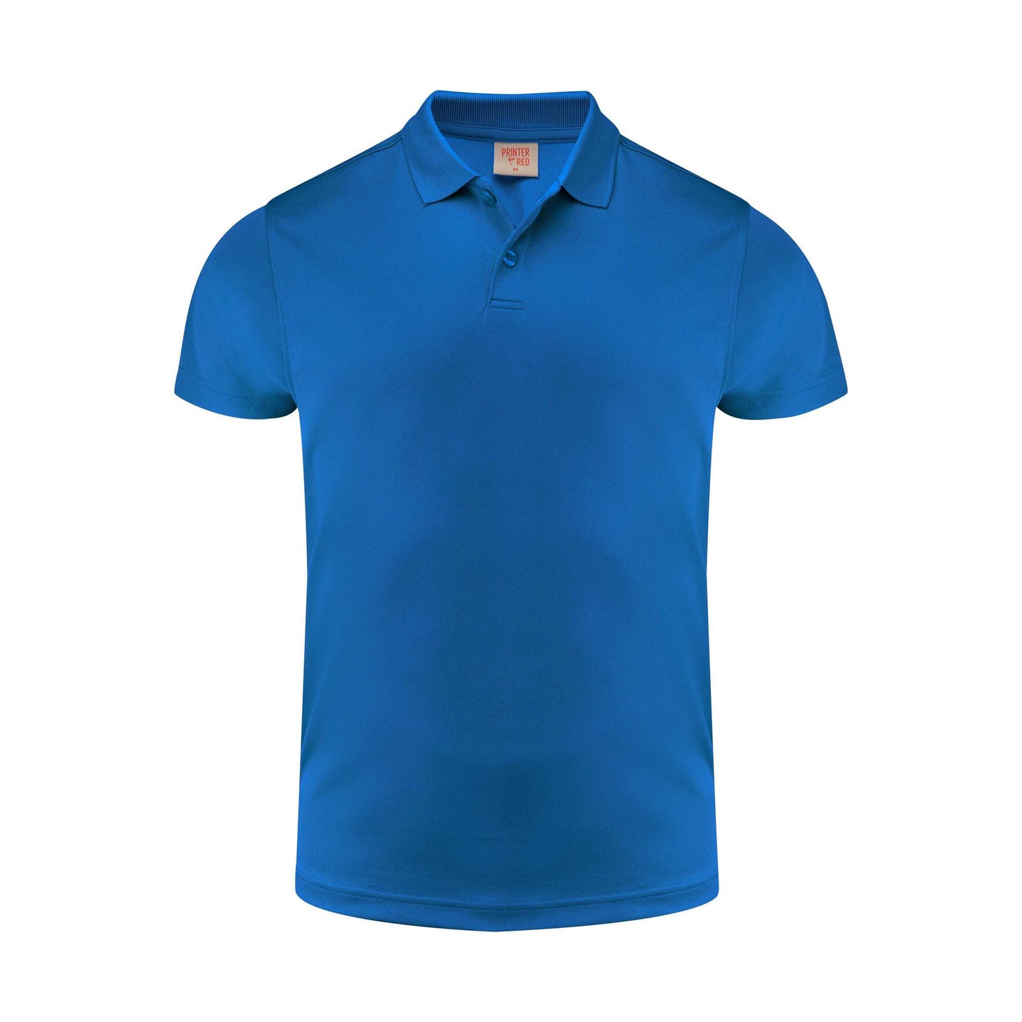 Bright Blue - Front - Printer RED Mens Smash Polo Shirt