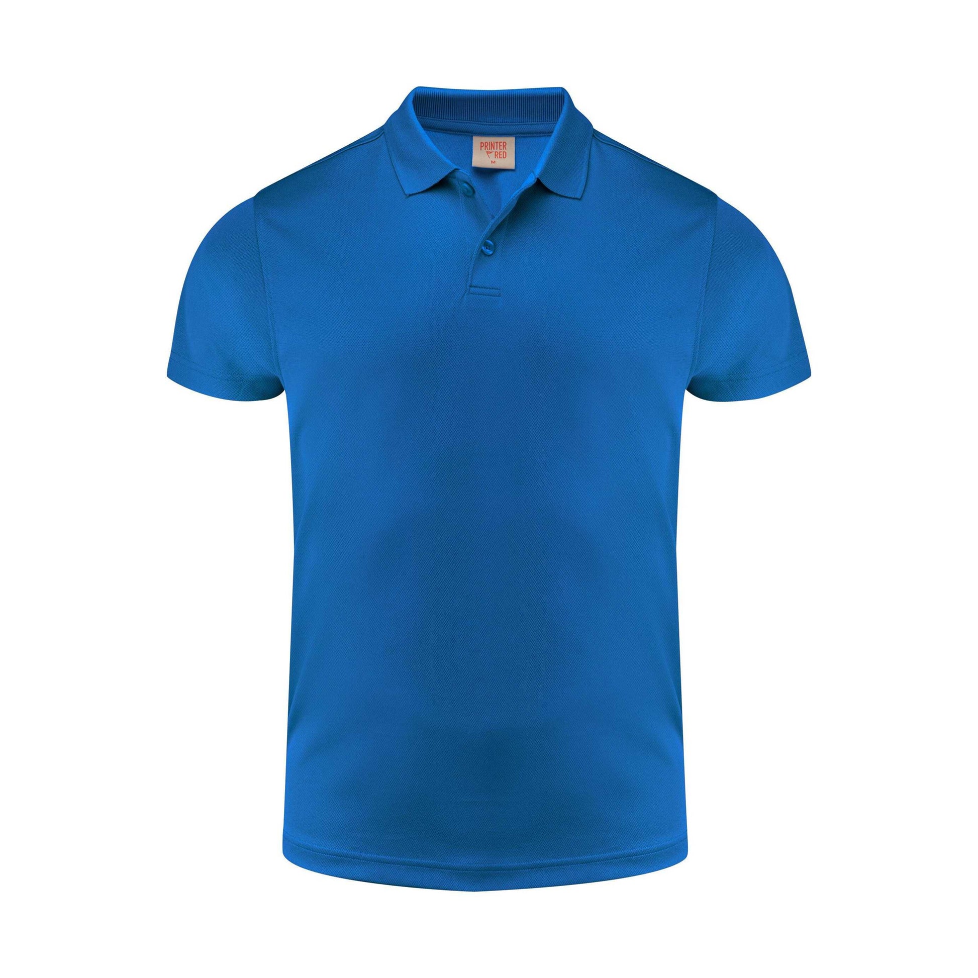 Bright Blue - Front - Printer RED Mens Smash Polo Shirt