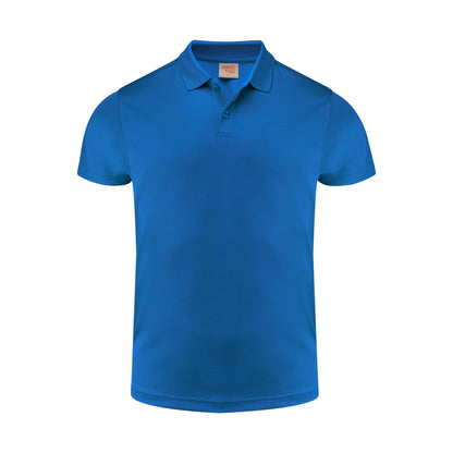 Bright Blue - Front - Printer RED Mens Smash Polo Shirt