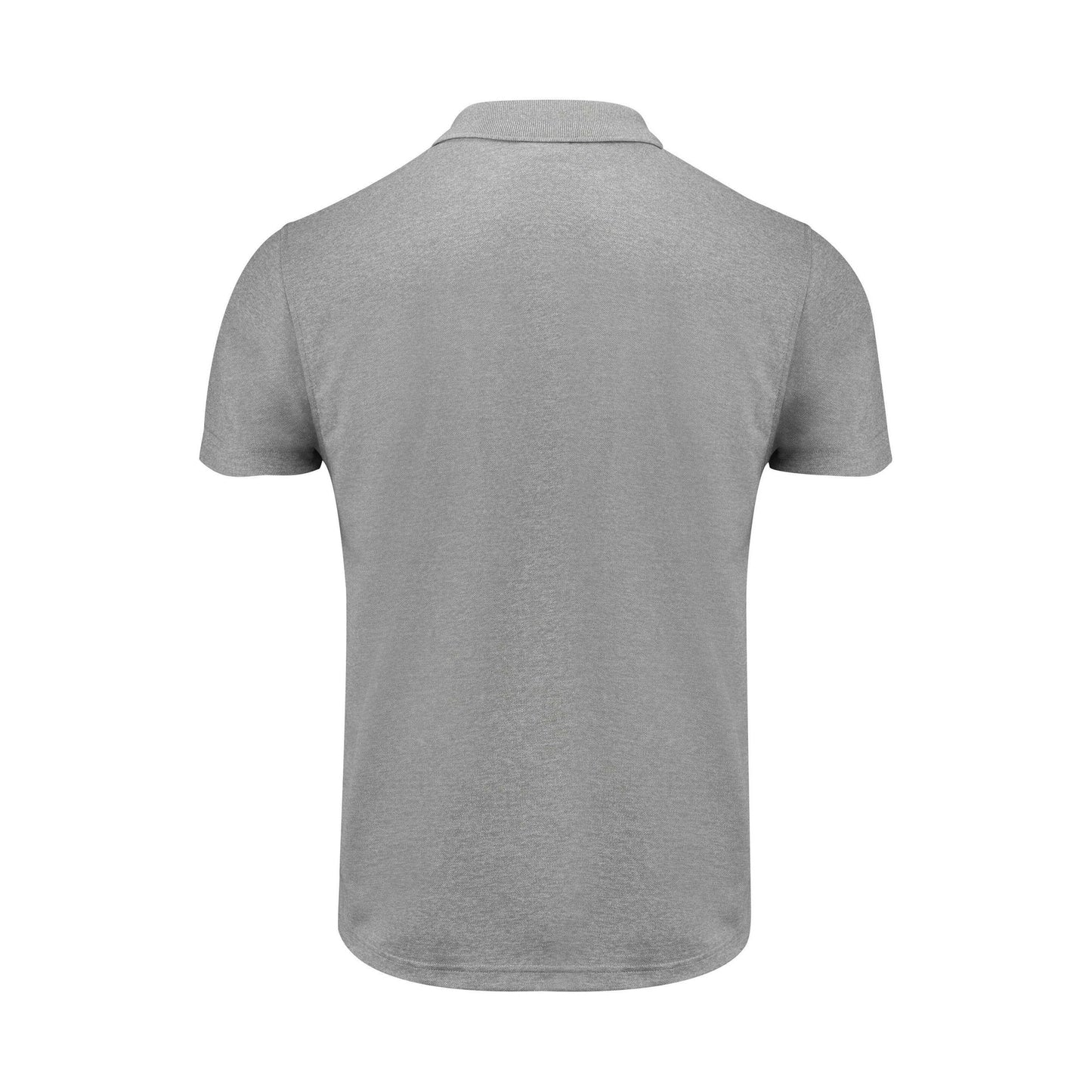 Grey Melange - Front - Printer RED Mens Smash Polo Shirt