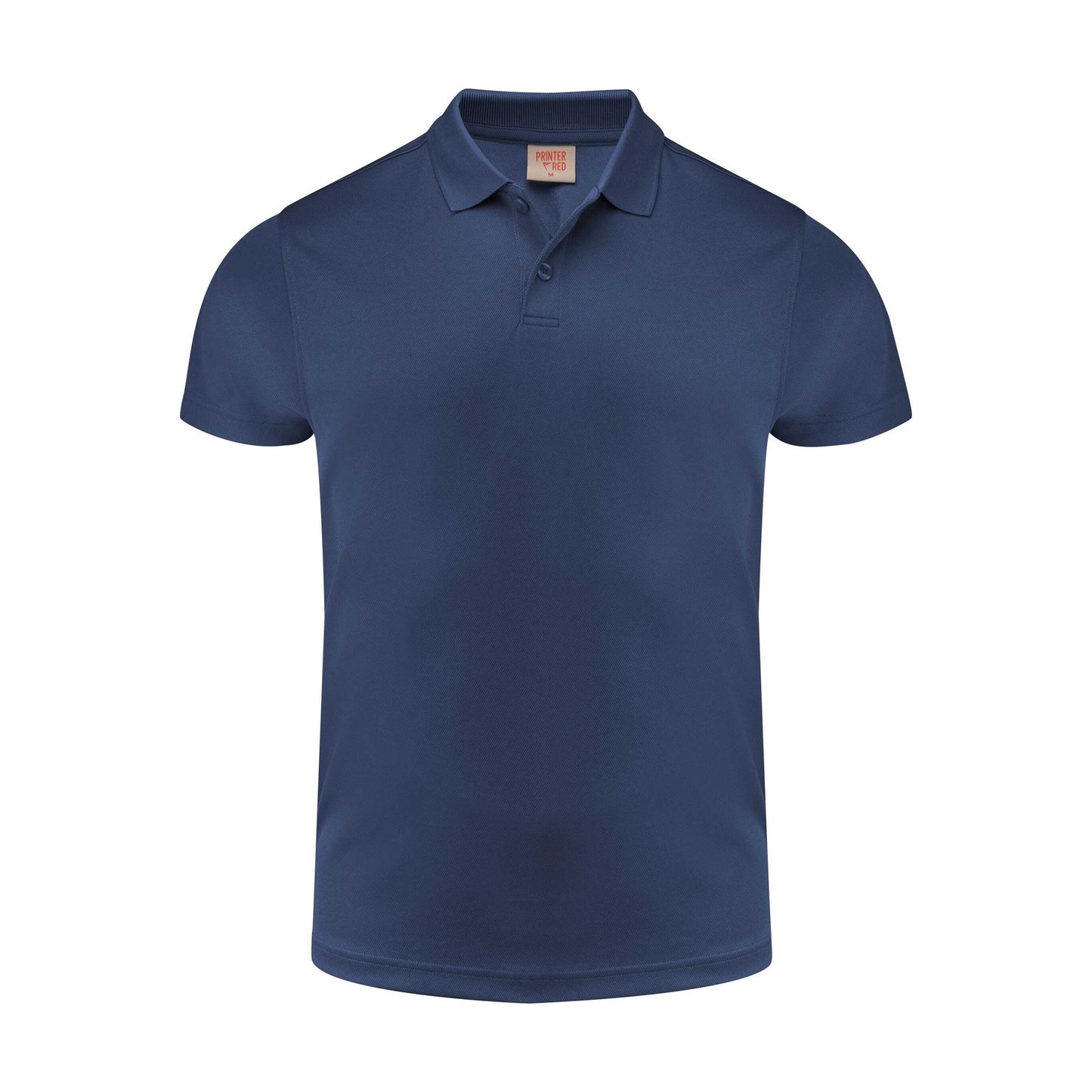 Navy - Back - Printer RED Mens Smash Polo Shirt
