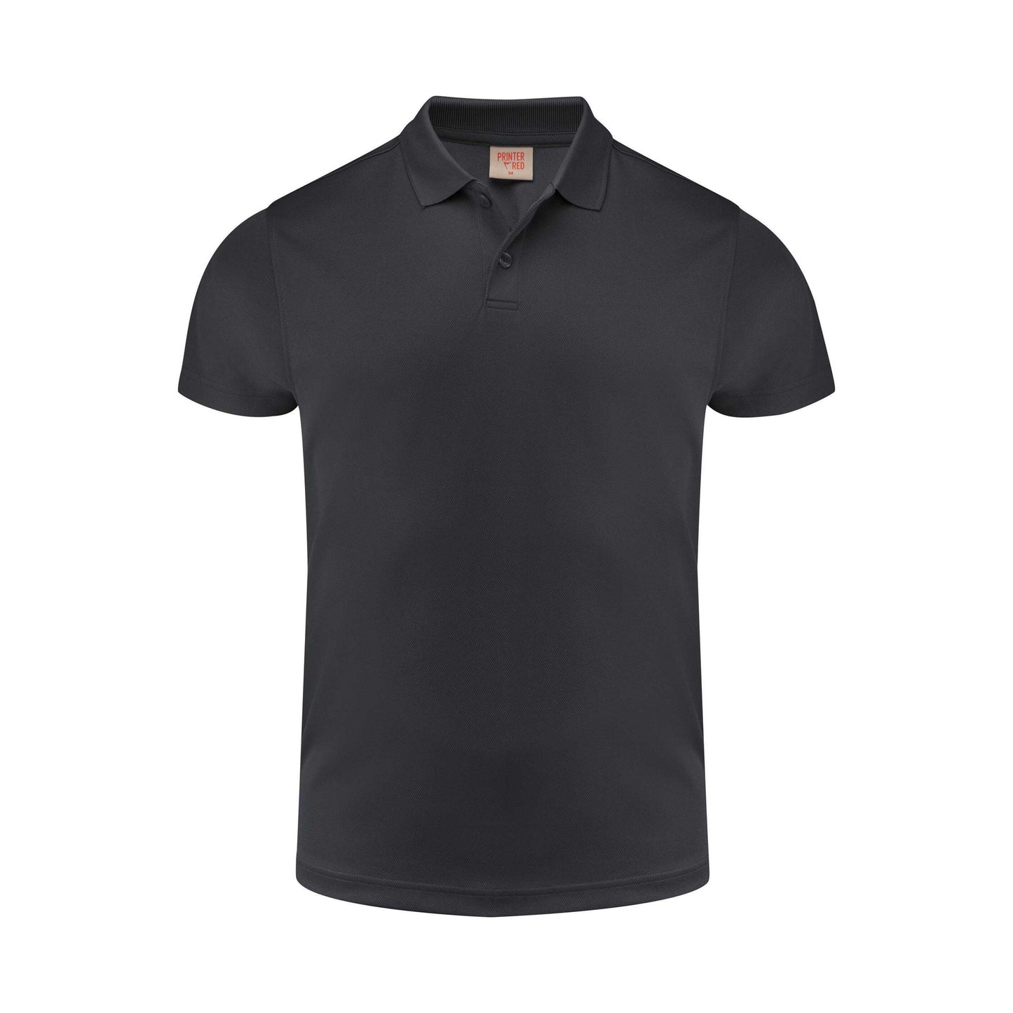 Black - Front - Printer RED Mens Smash Polo Shirt