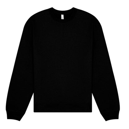 Black - Front - Bella + Canvas Unisex Adult Heavyweight Crew Neck Sweatshirt