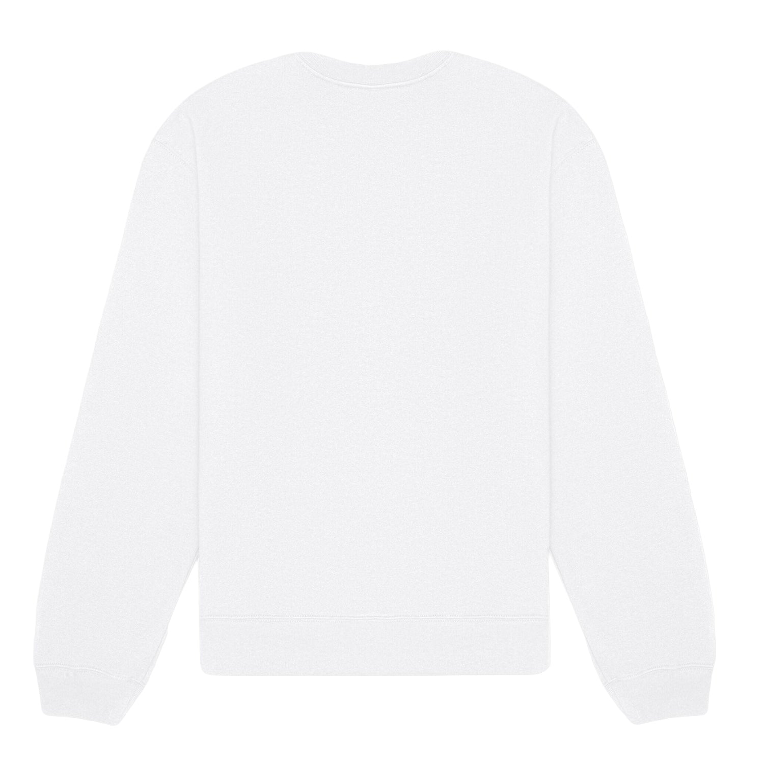 White - Back - Bella + Canvas Unisex Adult Heavyweight Crew Neck Sweatshirt