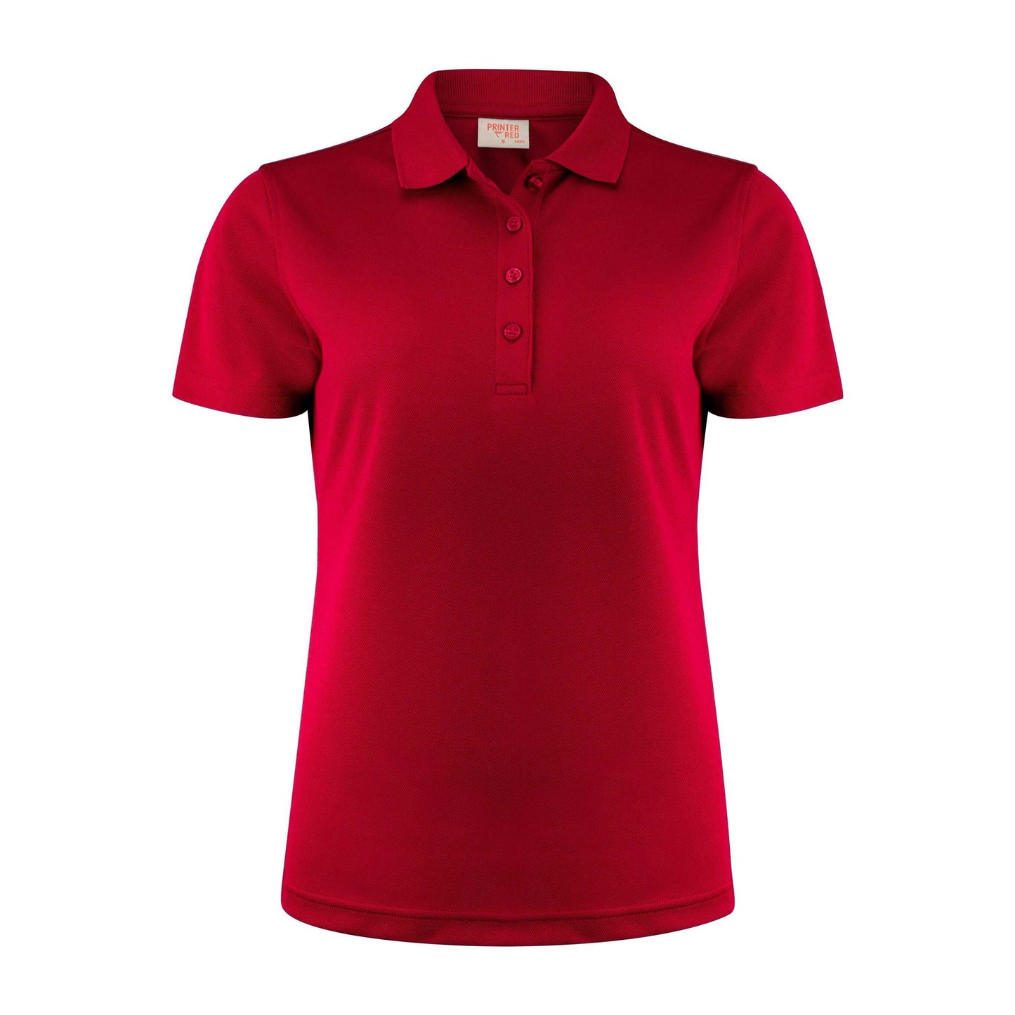 Red - Front - Printer RED Womens-Ladies Smash Polo Shirt
