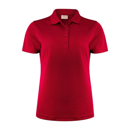 Red - Front - Printer RED Womens-Ladies Smash Polo Shirt