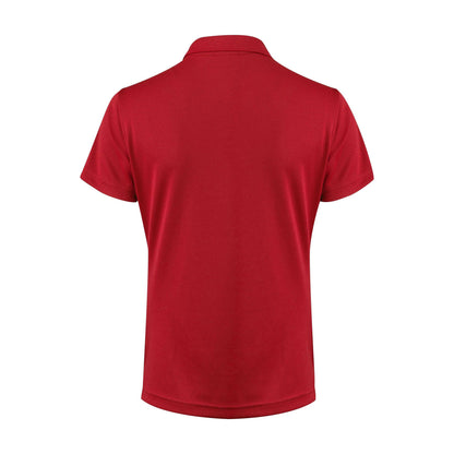 Red - Back - Printer RED Womens-Ladies Smash Polo Shirt