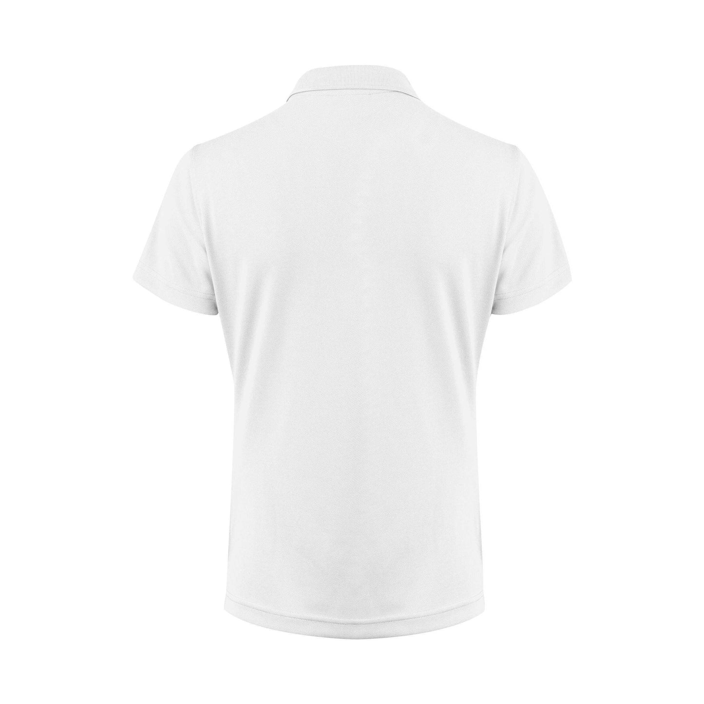 White - Back - Printer RED Womens-Ladies Smash Polo Shirt