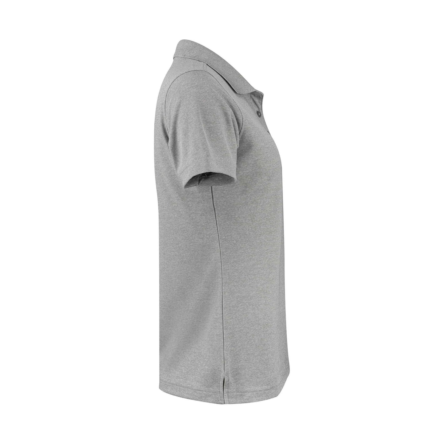 Grey Melange - Side - Printer RED Womens-Ladies Smash Polo Shirt