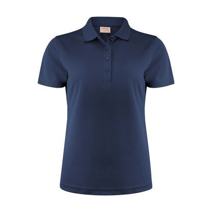 Navy - Front - Printer RED Womens-Ladies Smash Polo Shirt