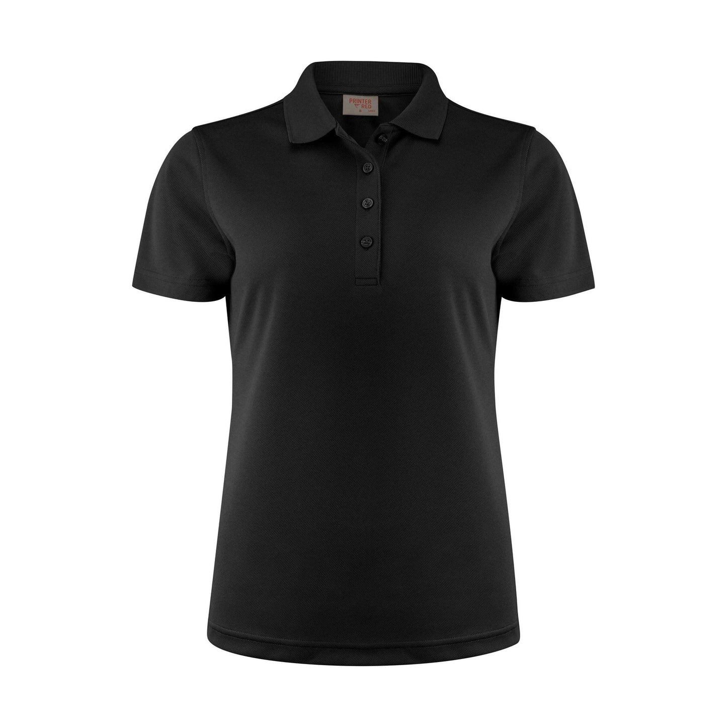 Black - Front - Printer RED Womens-Ladies Smash Polo Shirt