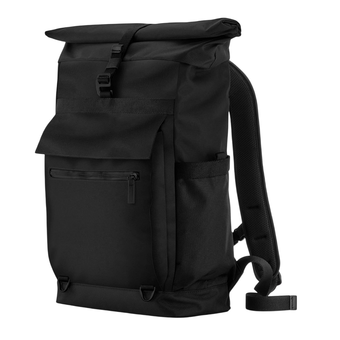 Black - Back - Quadra Axis Roll Top Backpack