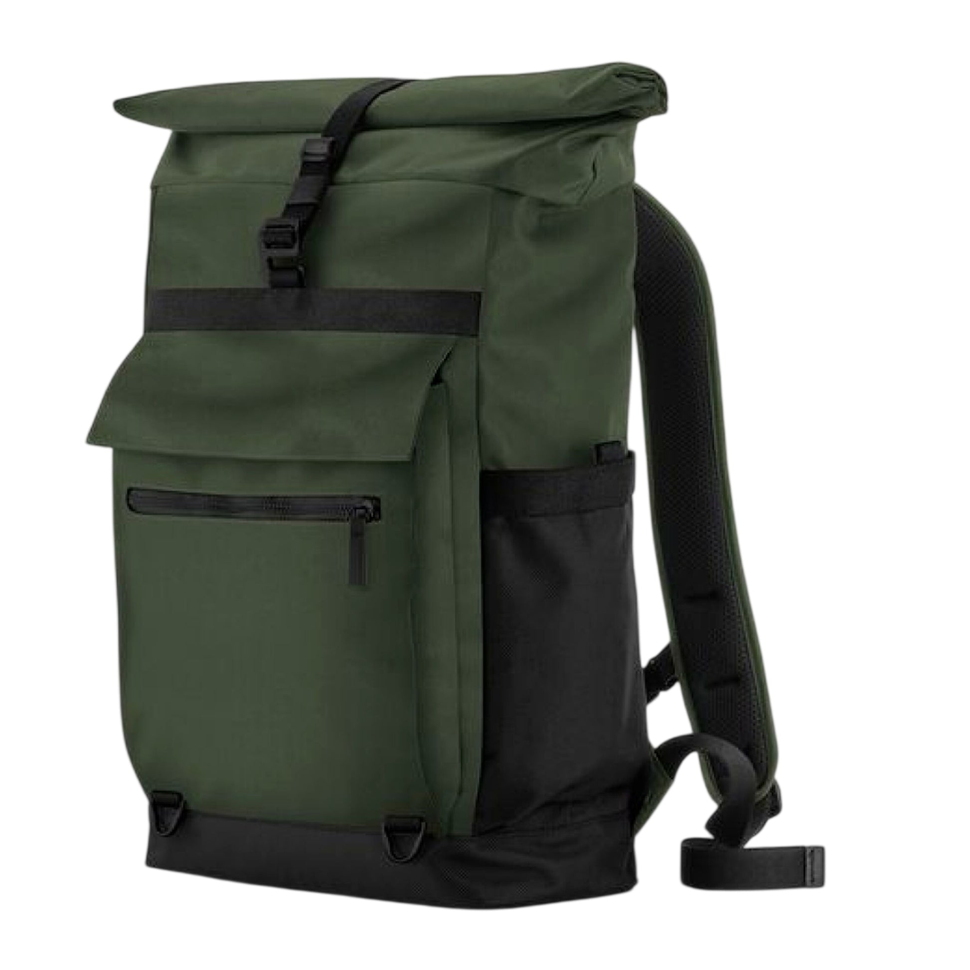Forest Night - Back - Quadra Axis Roll Top Backpack