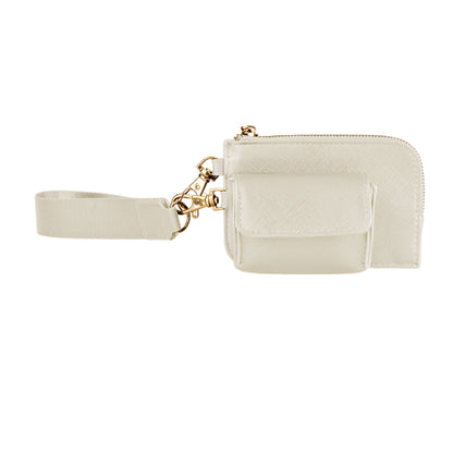 Oyster - Front - Bagbase Boutique Wristlet Pouch