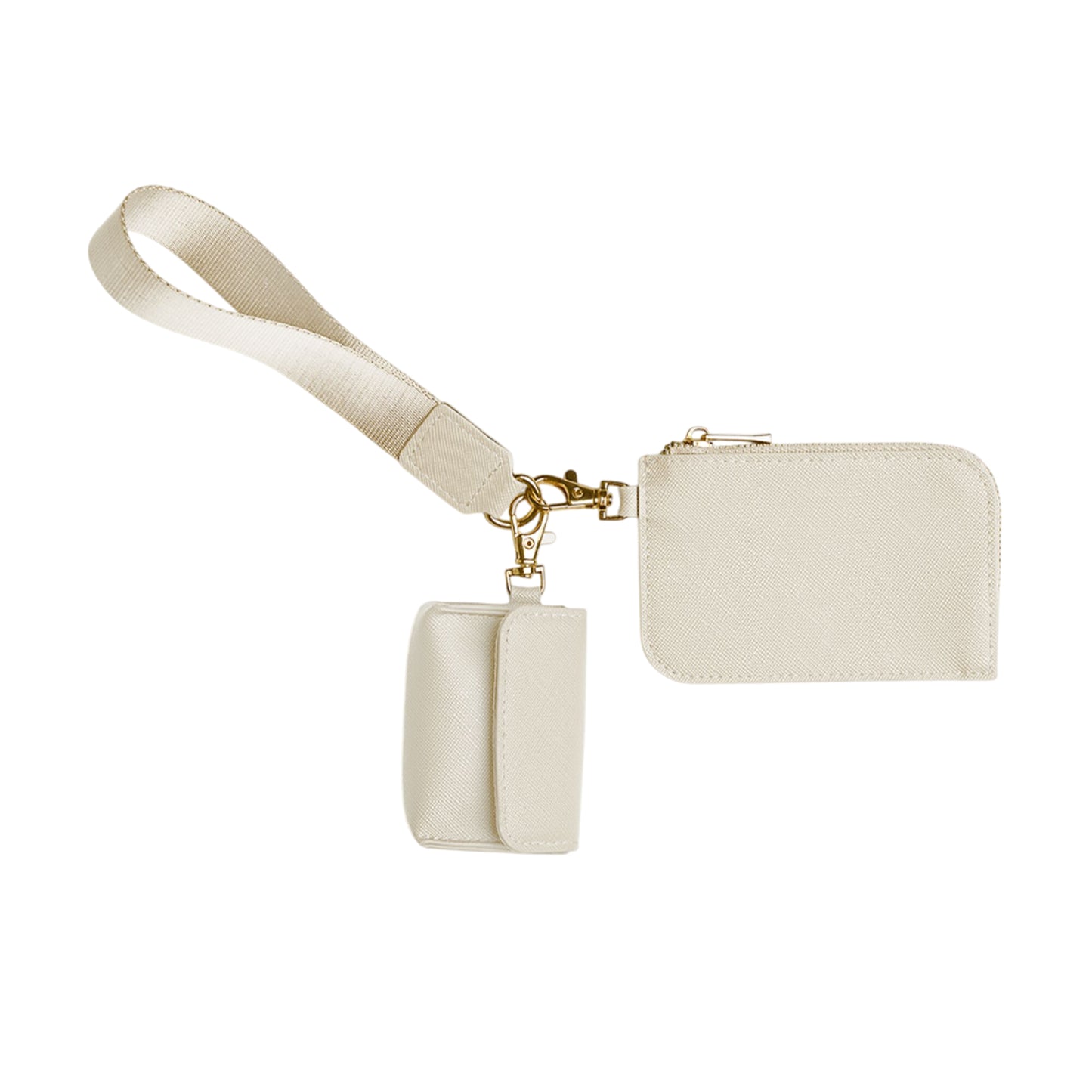 Oyster - Back - Bagbase Boutique Wristlet Pouch