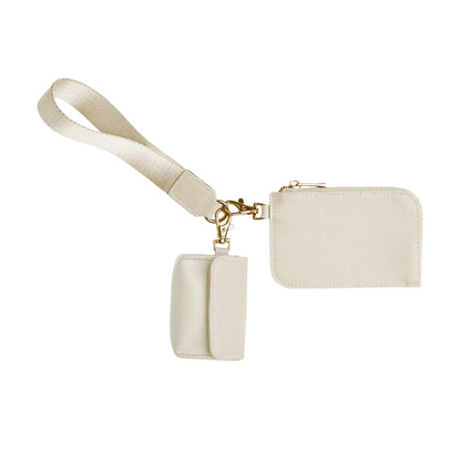 Oyster - Back - Bagbase Boutique Wristlet Pouch