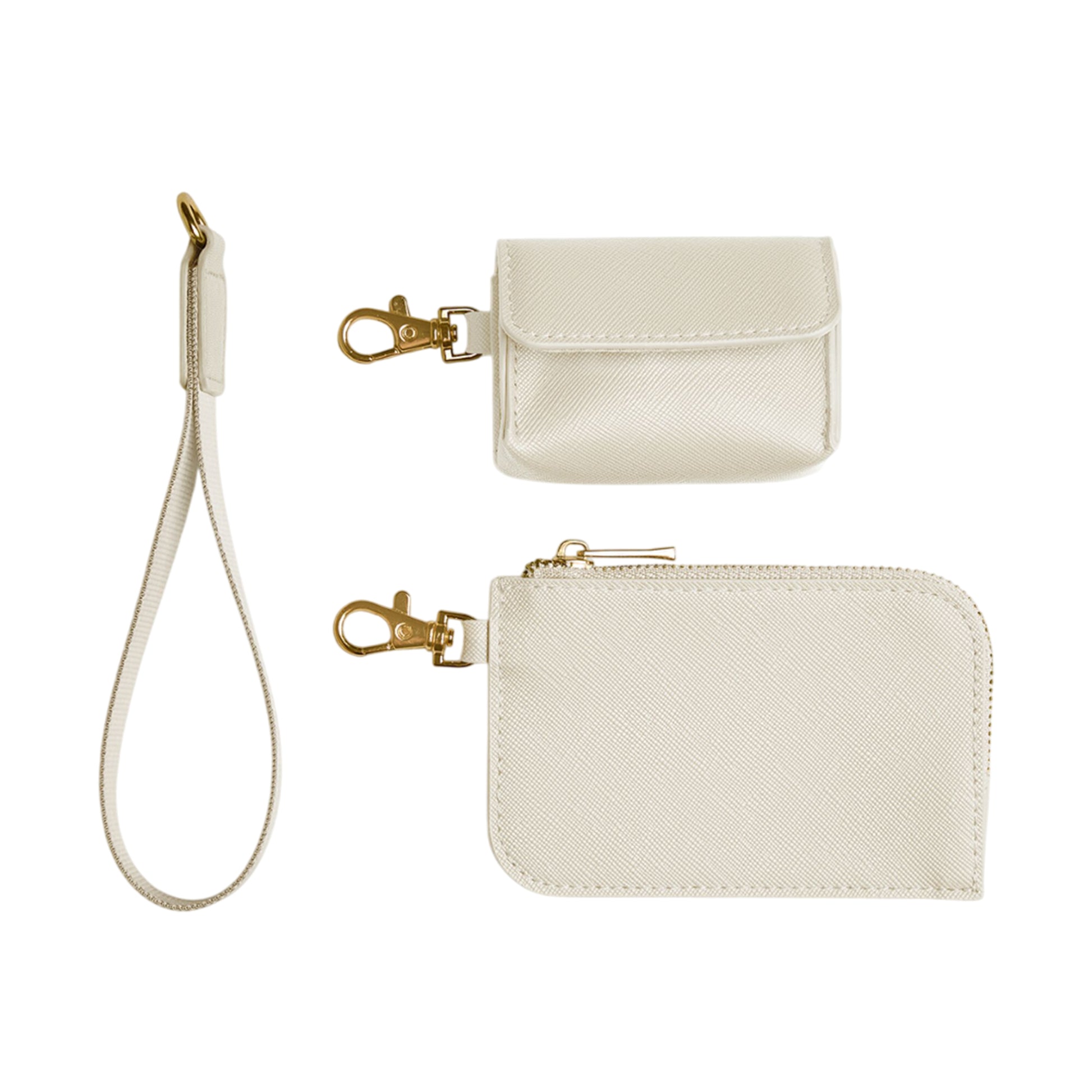 Oyster - Side - Bagbase Boutique Wristlet Pouch