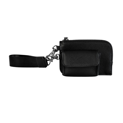 Black - Front - Bagbase Boutique Wristlet Pouch