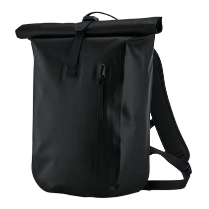 Black - Back - Quadra Lite Roll Top Waterproof Backpack