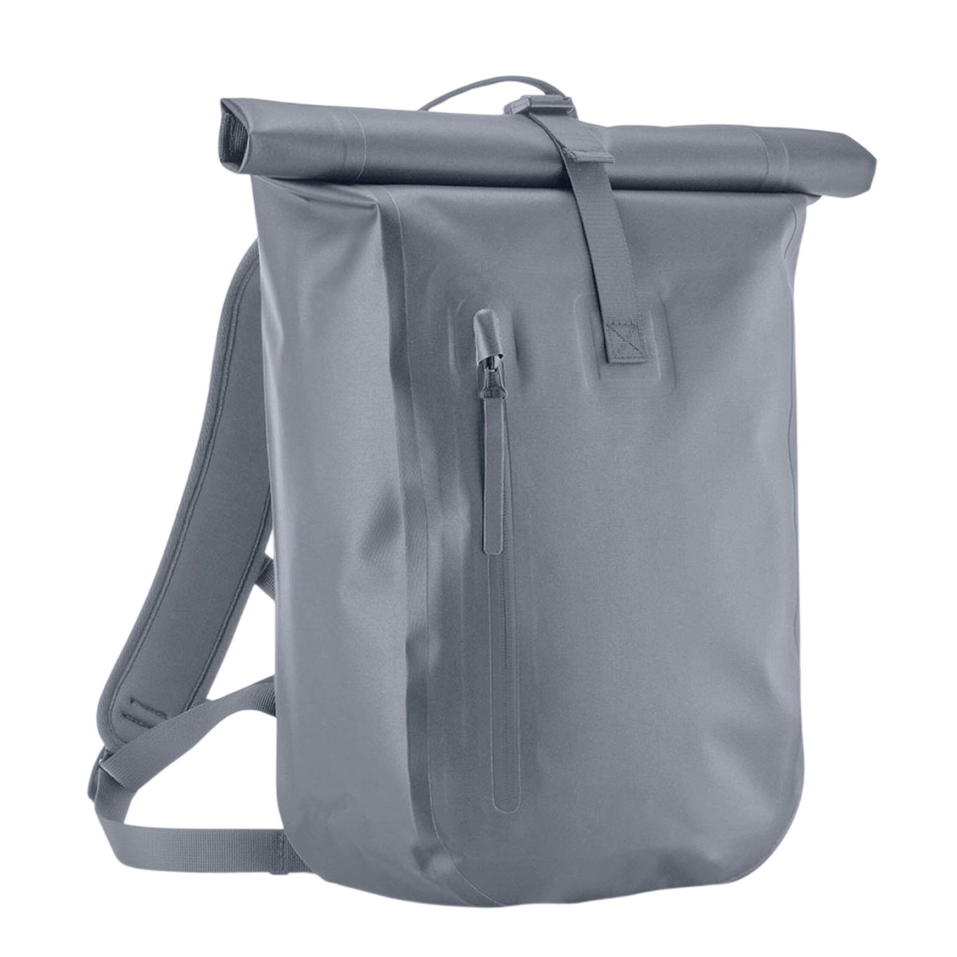 Blue Grey - Front - Quadra Lite Roll Top Waterproof Backpack