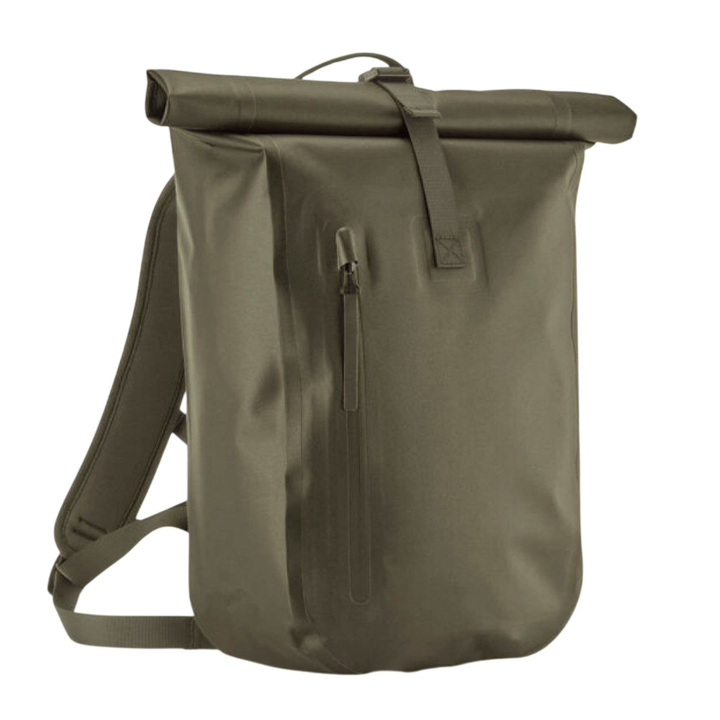 Covert Green - Front - Quadra Lite Roll Top Waterproof Backpack