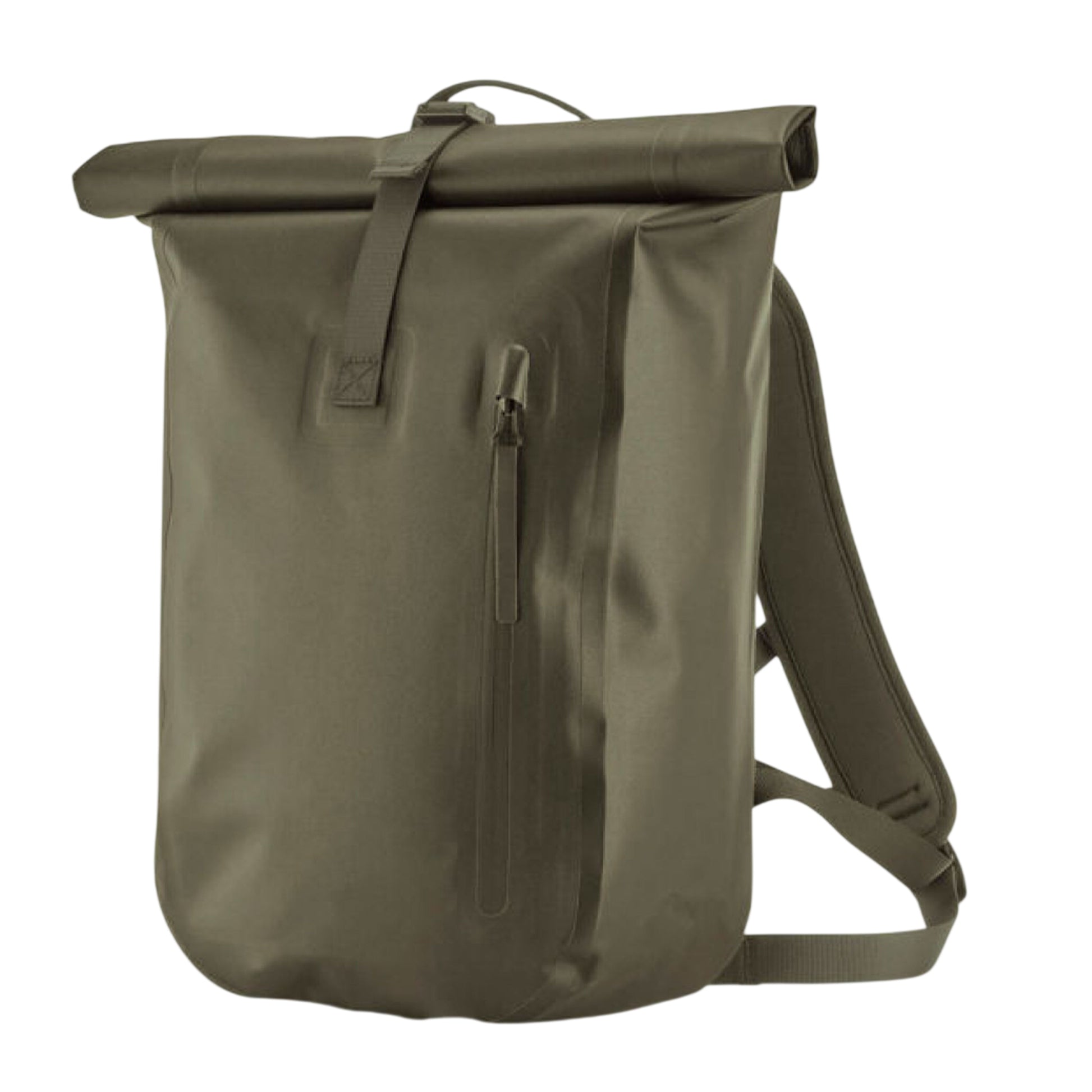 Covert Green - Back - Quadra Lite Roll Top Waterproof Backpack