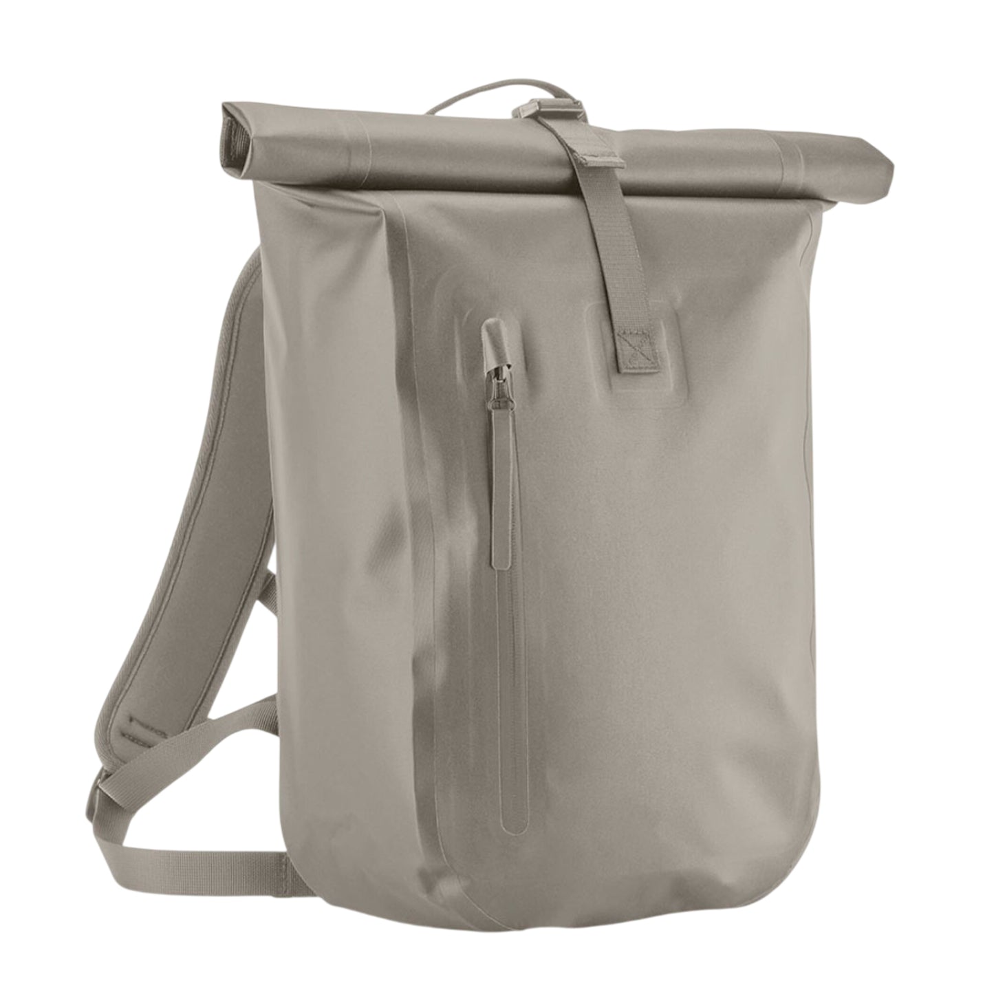 Natural Stone - Front - Quadra Lite Roll Top Waterproof Backpack