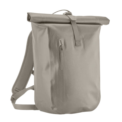 Natural Stone - Front - Quadra Lite Roll Top Waterproof Backpack