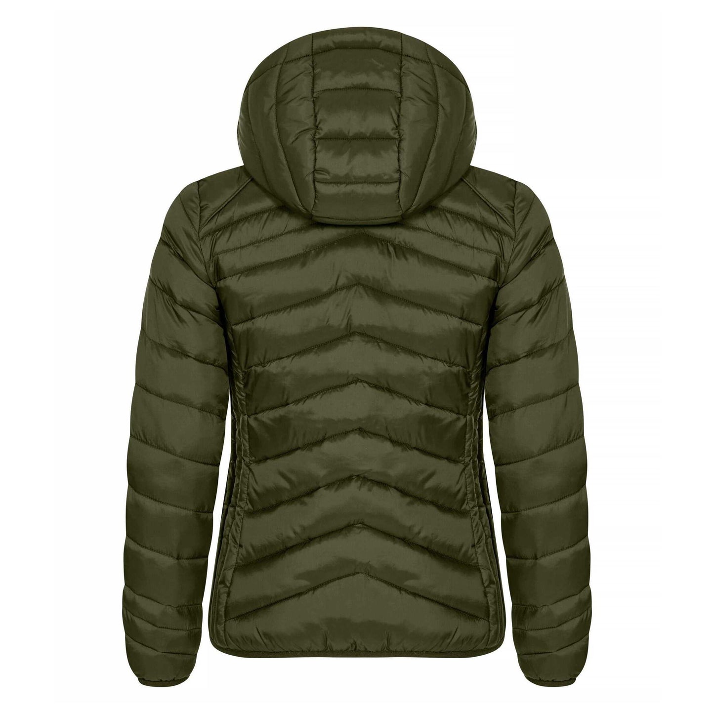 Fog Green - Back - Clique Womens-Ladies Idaho Padded Jacket